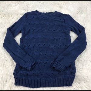 Wallace by Madewell Cable Knit Crew Neck Sweater